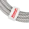 Kirlin IWB-202WEGL 3M WT Шнур гитарный JACK 1/4"(прямой) ⇔ JACK 1/4"(угловой), 3 метра, ч/б клетка