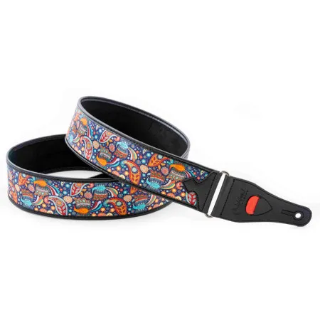 RightOn Straps Talisman Kashmir Blue Ремень для гитары, текстиль/синтетика
