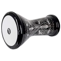 MEINL HE-3218 Дарбука алюминиевая, 10" х 18.25", чёрная с гравировкой