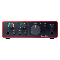 FOCUSRITE Scarlett Solo 4th Gen Звуковая карта USB, 2 входа/2 выхода