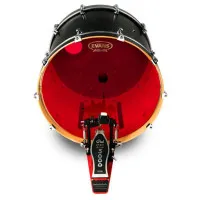 Evans BD22HR Пластик для бас-барабана 22" двухслойный, красный