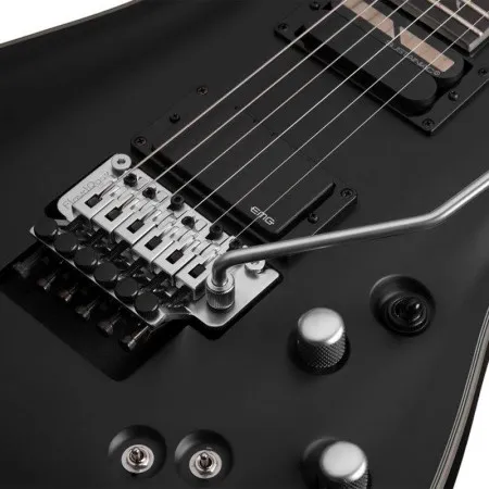 SCHECTER DAMIEN PLATINUM-6 FR S SBK Электрогитара, 6 струн, матовая чёрная