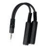 STAGG YC-0,1/1J2PFSH Шнур-разветвитель Jack1/8"(male) stereo ⇔ 2x Jack1/4"(female) stereo, 0.1 метра
