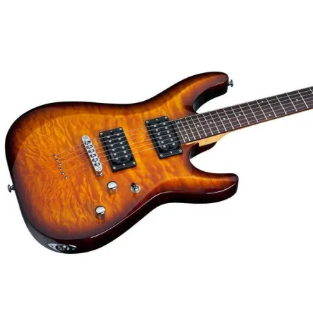 SCHECTER C-6 PLUS VSB Электрогитара, Stratocaster, цвет винтажный санбест