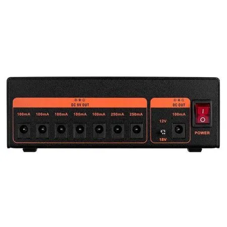 Joyo JP-04 Блок питания для педалей эффектов, 7х9В+1х12/18В