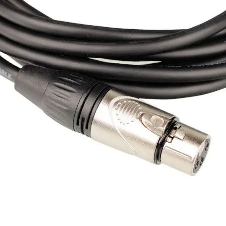 FORCE FMC-05/4,5 Шнур микрофонный XLR (F) ⇔ XLR (M), 4.5 метра, черный