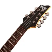 SCHECTER OMEN-7 BLK Электрогитара типа Stratocaster, 7 струн, цвет черный