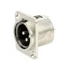 SHNOOR S3MDX Разъем XLR (male), панельный, 3-PIN