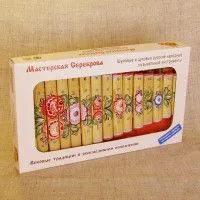 Мастерская Сереброва (к1-кс-06) Ксилофон диатонический, 15 пластин с росписью