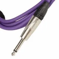 FORCE FGC-09/3 VT Шнур инструментальный Jack 1/4"(прямой) ⇔ Jack 1/4"(прямой), 3 метра, фиолетовый