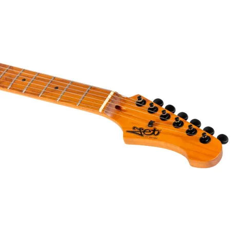 JET JS-500 MBK  Электрогитара, Stratocaster, HH, черный матовый