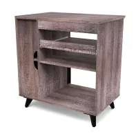 Glorious Modular Side Rack Walnut Рэковая секция для столов серии Sound Desk и Workbench, цвет орех