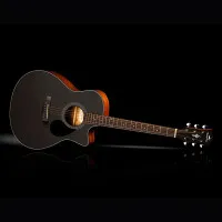 KEPMA EAC Black Гитара акустическая Grand Auditorium, цвет черный глянцевый