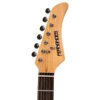 Fernandes LE-1Z BLK Электрогитара Stratocaster HSS, цвет чёрный