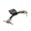 Dunlop 3PDCP06 MXR Набор из 3-х шнуров Jack 1/4"(угловой) ⇔ Jack 1/4"(угловой) длиной 15 см