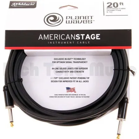 Шнур инструментальный Planet Waves PW-AMSG-20 American Stage