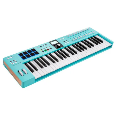 Arturia KeyLab Essential 49 mk3 Aquamarine MIDI клавиатура,  49 клавиш, цвет голубой (аквамарин) 