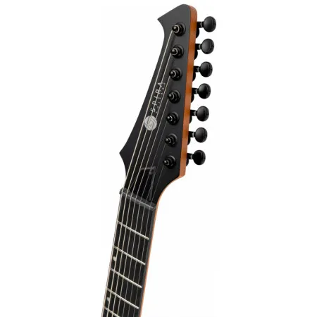 SPIRA S-407 MBK Электрогитара 7-струнная, Superstrat, HH, цвет черный матовый