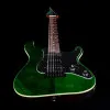 JET JS-450 TGR R Электрогитара, Stratocaster, цвет зеленый прозрачный
