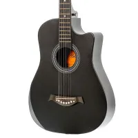 Belucci BC-C38 BK Гитара акустическая 38", 6-струнная, углеродное волокно, цвет черный