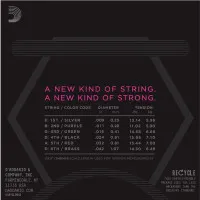 Набор струн для 6-струнной электрогитары D`ADDARIO NYXL0942