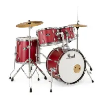Pearl RS585C/C747 Ударная установка из 5-ти барабанов, цвет Matte Red