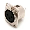 SHNOOR S3FDX Разъем XLR (female), панельный, 3-PIN