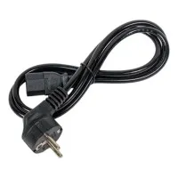 GoPower 00-00024055 Шнур питания евровилка CEE 7/7-C13 (female) 1.2м ПВХ, 0.75мм, черный