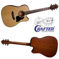 Гитара электроакустическая CRAFTER LITE-DE SP/N + чехол