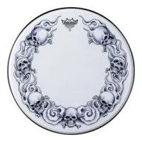 REMO TT-0814-AX-T01 Batter 14" 'B&W Skulls' Graphic Пластик для барабана