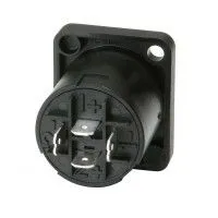 NEUTRIK NL4MP Разъем панельный SpeakON (male), 4-pole