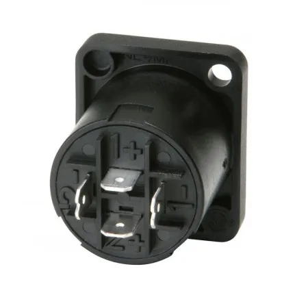 NEUTRIK NL4MP Разъем панельный SpeakON (male), 4-pole