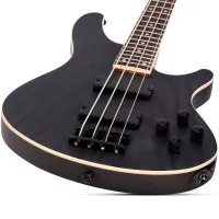 SCHECTER C-4 STANDARD CS Бас-гитара, 4 струны, 24 лада, цвет Charcoal Satin 