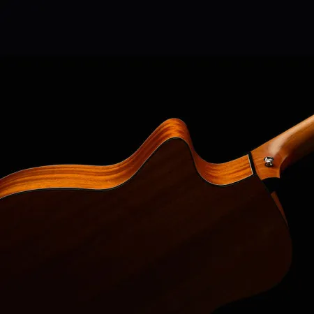 KEPMA EAC Black Гитара акустическая Grand Auditorium, цвет черный глянцевый