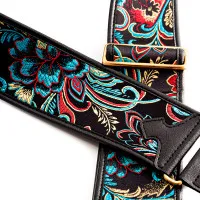 RightOn Straps Talisman Beppu II Teal Ремень для гитары, текстиль/синтетика