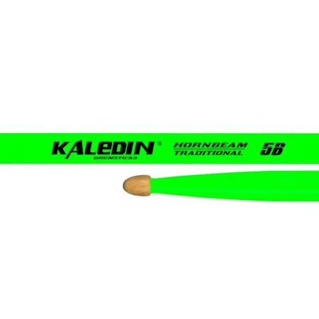 Kaledin Drumsticks 7KLHBGN5B Барабанные палочки 5B, граб, флуоресцентные зелёные