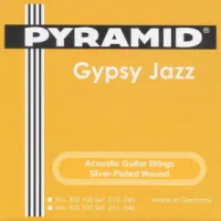 Pyramid 302 100 Набор струн для акустической гитары Gypsy Jazz, размер 0.10-0.45