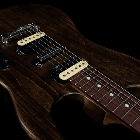 Godin Radium Carbon Black RN Электрогитара Telecaster, 6 струн, HSH, цвет обожженное дерево