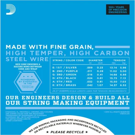 D`ADDARIO EXL120