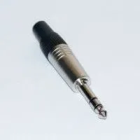 TRUE MAGIC TJO1O Разъем прямой кабельный, JACK 1/4"(male) STEREO, никель, пластиковый колпачок