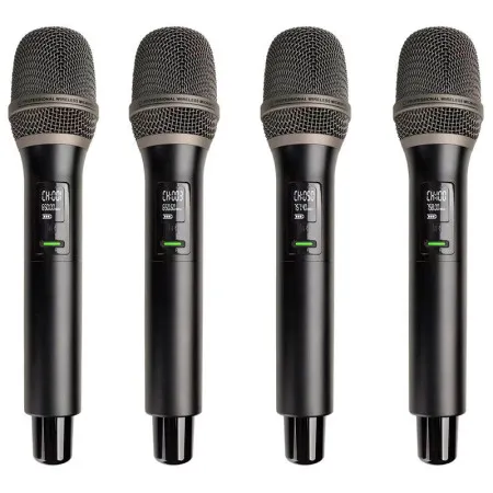 Axelvox DX800FC Радиосистема, 4 ручных микрофона, UHF 650-758 MHz