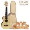Укулеле Flight DUC 325 CEQ SP/ZEB + чехол