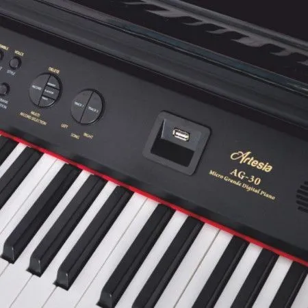 Artesia AG-30 Цифровой кабинетный рояль с банкеткой, цвет черный
