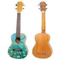 TOM VGA-C2 Укулеле концерт с чехлом и комплектом аксессуаров, рисунок Ван Гог