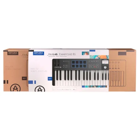 Arturia KeyLab Essential 61 mk3 Black MIDI клавиатура 61 клавиша