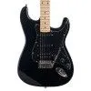 ROCKDALE Stars Plus HSS Maple Black электрогитара, стратокастер, H-S-S, тремоло бридж, цвет черный, 