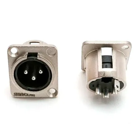 SHNOOR S3MDX Разъем XLR (male), панельный, 3-PIN