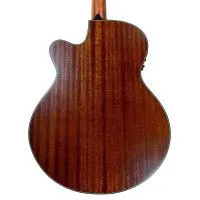 SQOE SQ-EC-FGS-EQ Гитара электроакустическая 40", Grand Auditorium, цвет коричневый, с чехлом