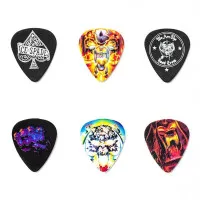 Dunlop MHPT03 Набор из 6-ти медиаторов Motorhead Album Art, толщина 0.73мм, в металлическом боксе