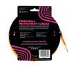 Ernie Ball 6070 Шнур инструментальный JACK 1/4" (прямой) ⇔ JACK 1/4" (угловой), 7.62м., золотой